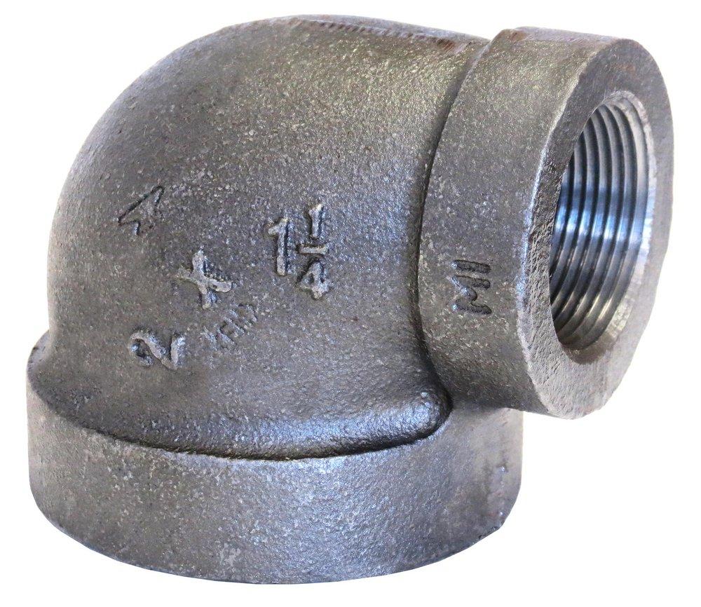 FNPT 300# Reducing Black Malleable Iron 90 Degree Elbow 