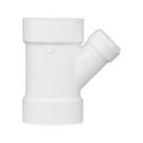 White PVC DWV Wye 