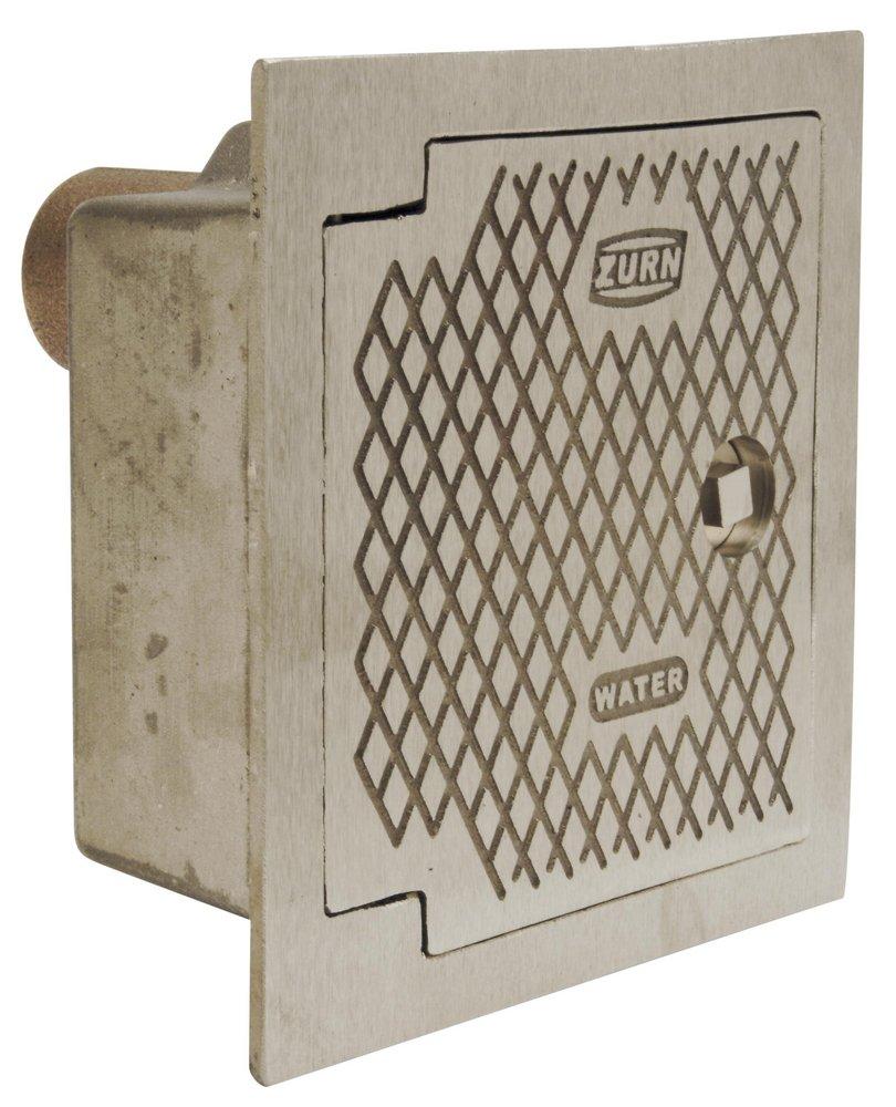 Zurn Stainless Steel Stainless Steel Female and MIPT x GHT Wall Hydrant 