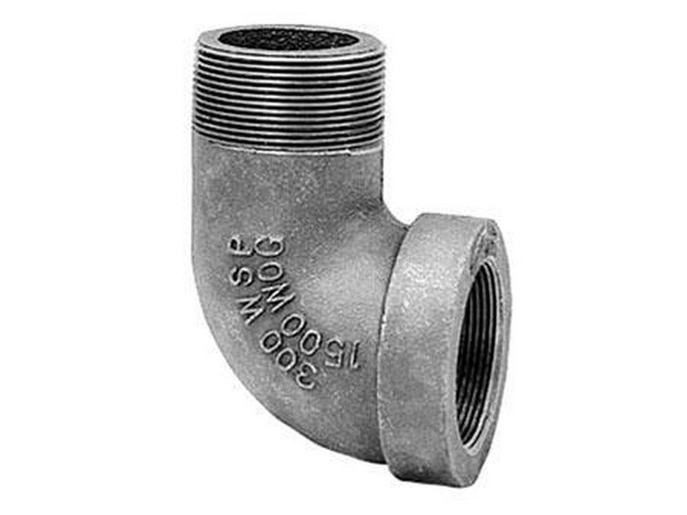 NPS 300# Street Black Malleable Iron 90 Degree Elbow 
