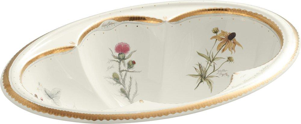 KOHLER Biscuit Oval Drop-In Bathroom Sink 