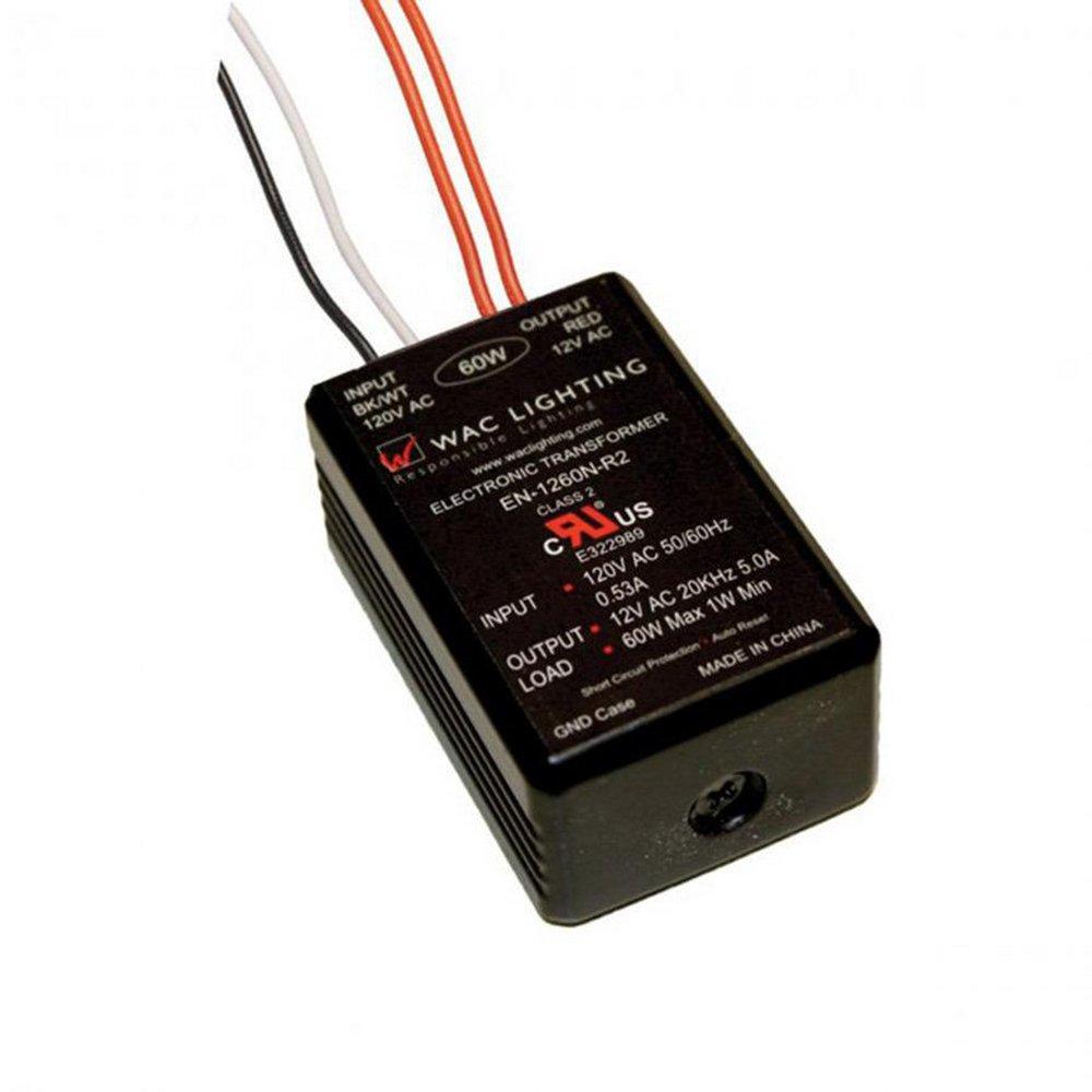 WAC Lighting Black 60W Electrical Transformer 
