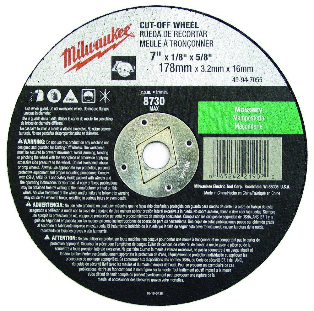 Milwaukee&reg; Black Cut-Off Wheel 