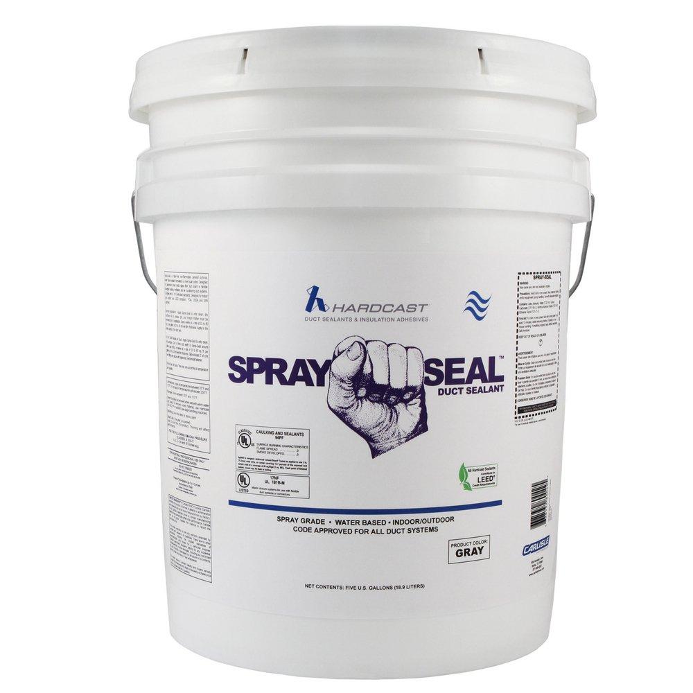 Hardcast Grey Indoor or Outdoor Spray Seal Duct Sealer in Grey 