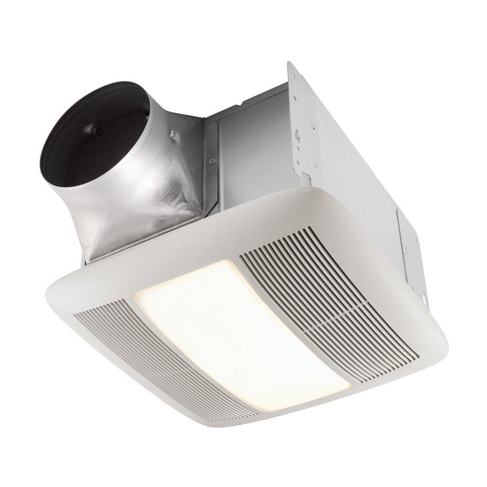 Broan White Bathroom Exhaust Fan in White 