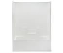 Aquatic White 60 x 33-1/4 in. Tub & Shower Unit 