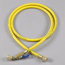 60 in. Yellow 1/4 in. Hose with Compact Ball Valve End