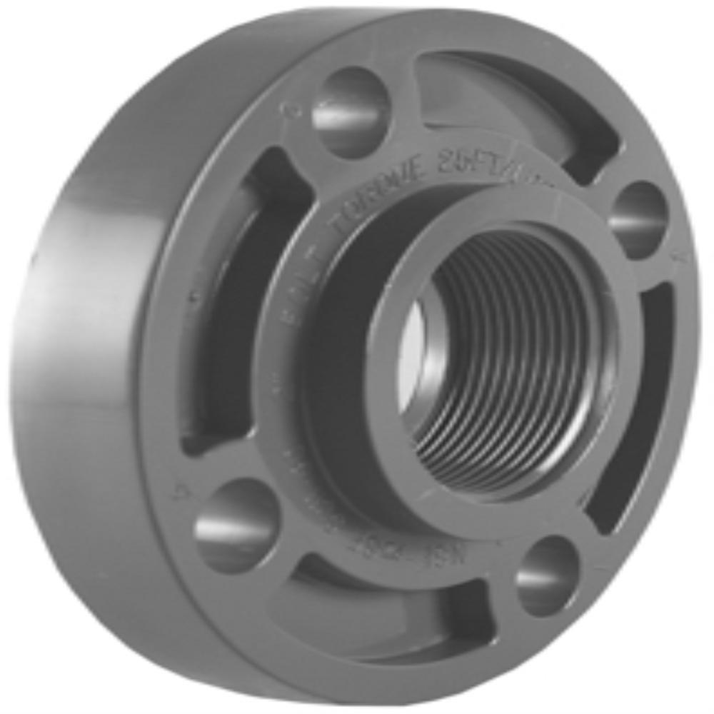 PVC Schedule 80 Threaded Flange 