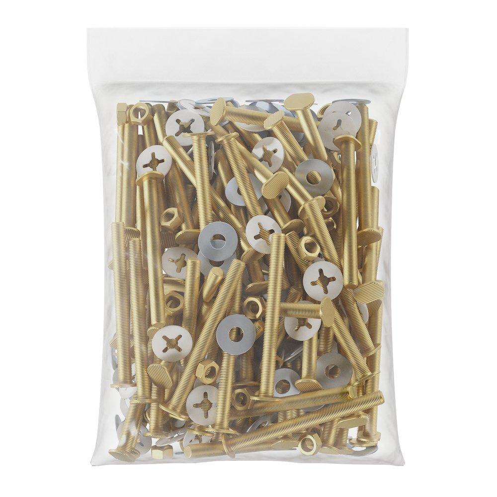 Jones Stephens 5/16 x 3-1/2 in. Solid Closet Bolt 