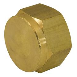 1/2 in. Yellow Brass Cap