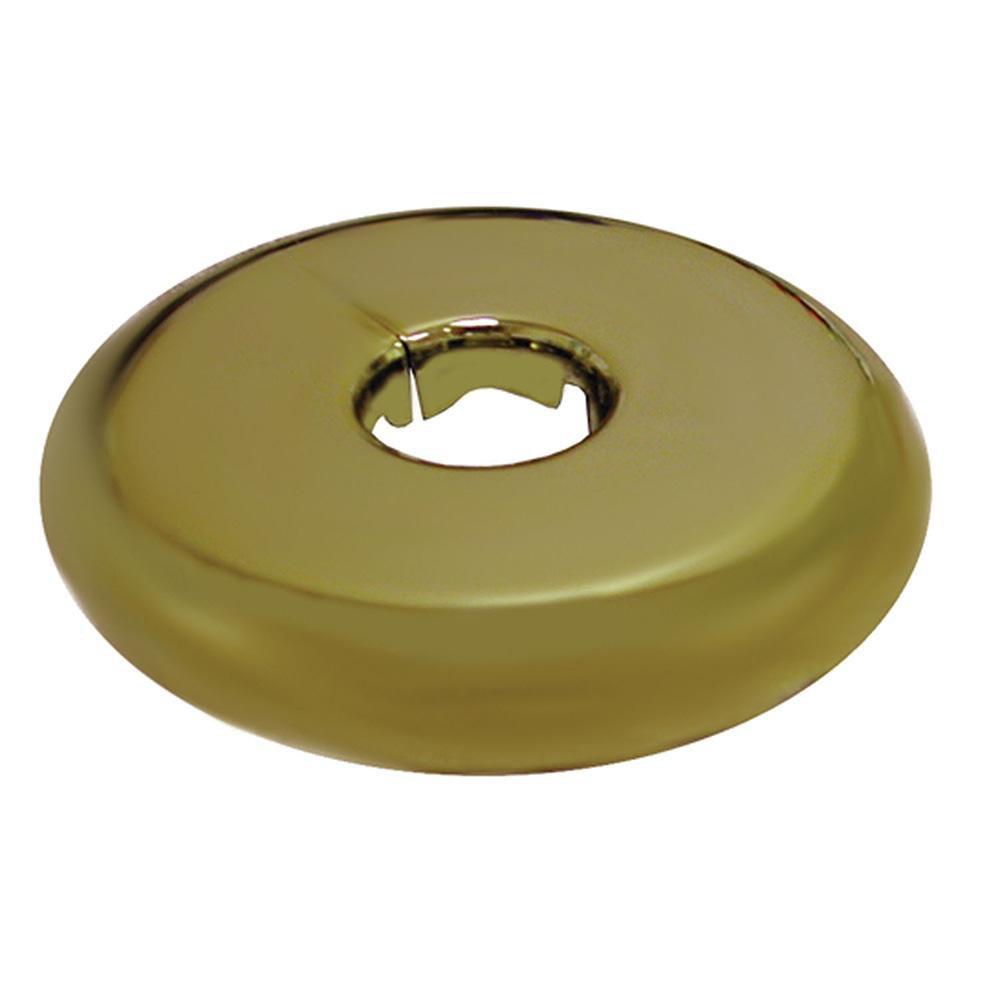 Jones Stephens Polished Brass 3/8 in. Plastic Escutcheon 