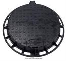 24 in. Ductile Iron Manhole Cover with Round Frame