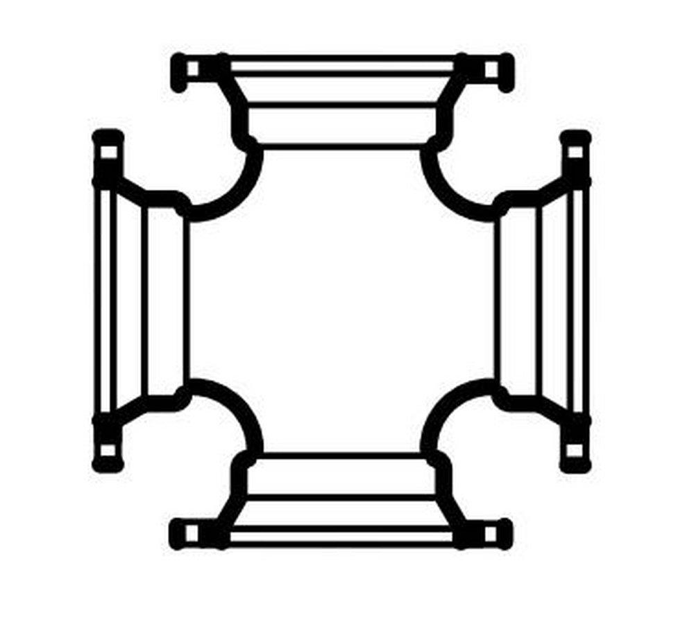 Ductile Iron C153 Short Body Cross 