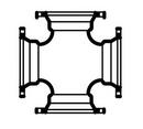 Ductile Iron C153 Short Body Cross 