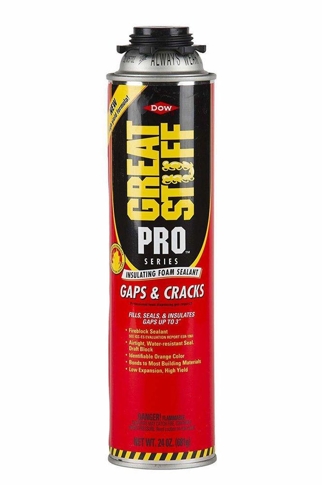 Dow Chemical Gaps & Cracks Straw Foam Sealant 