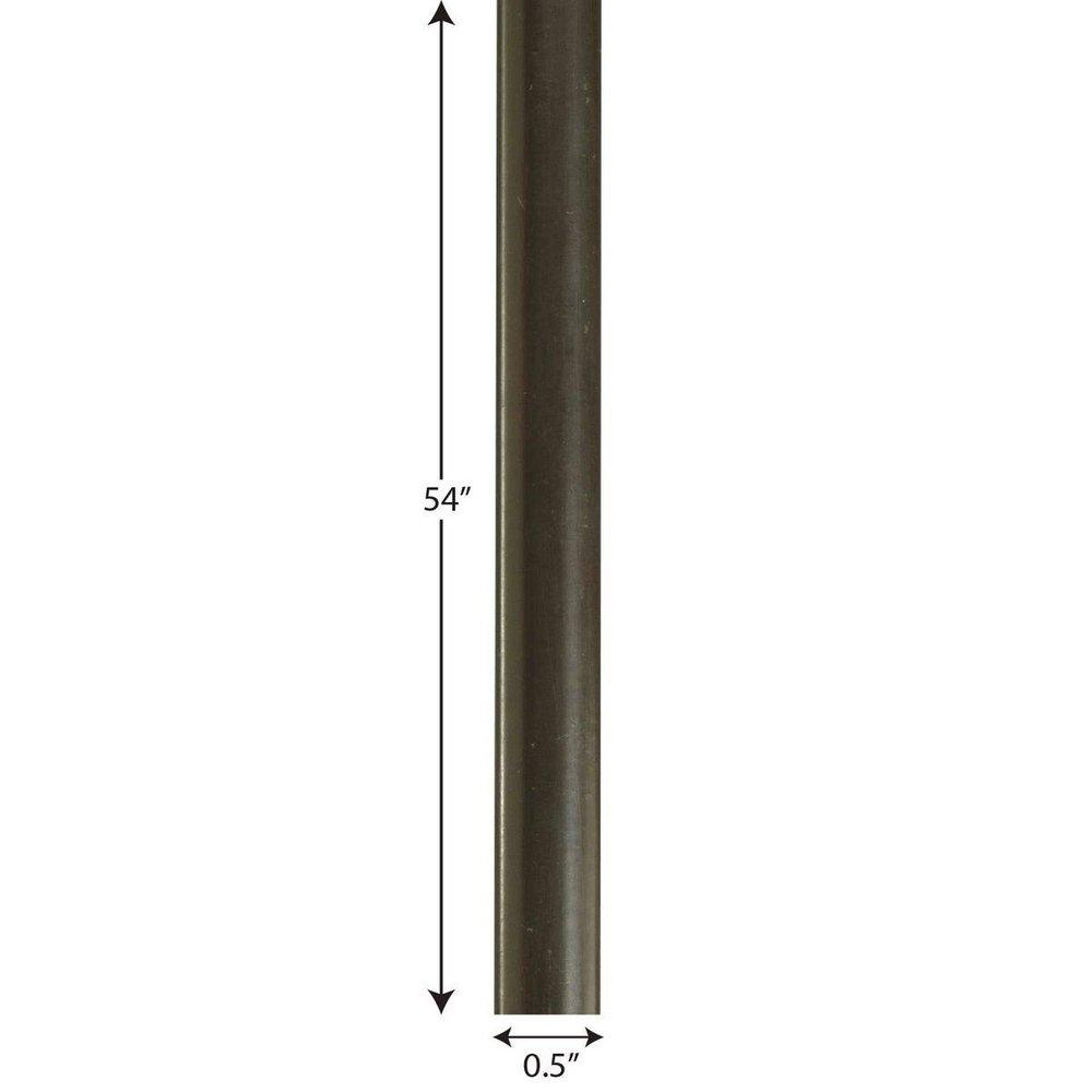 Progress Lighting Oil Rubbed Bronze 54 x 1/2 in. Stem Extension Kit 