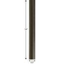 Progress Lighting Oil Rubbed Bronze 54 x 1/2 in. Stem Extension Kit 