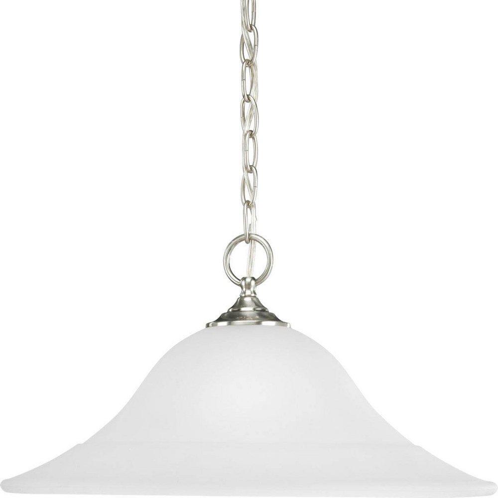 Progress Lighting Brushed Nickel 100W 1-Light Medium Pendant 
