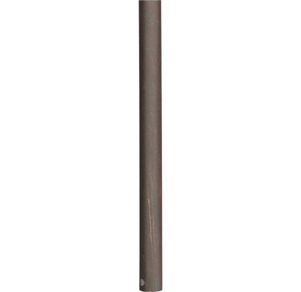 Progress Lighting Antique Bronze Fan Down Rod in Forged Black 