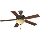 Progress Lighting Forged Bronze 52 in. 5-Blade Ceiling Fan 
