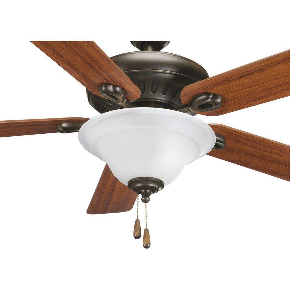 Progress Lighting Forged Bronze 52 in. 5-Blade Ceiling Fan 