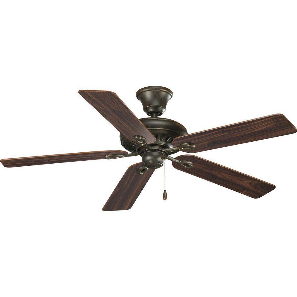 Progress Lighting Forged Bronze 52 in. 5-Blade Ceiling Fan 