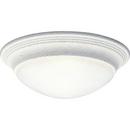 Progress Lighting White 11-1/2 in. 1-Light LED Flushmount with Alabaster Glass Shade 