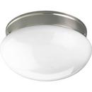 11-3/4 in. 2-Light Close-to-Ceiling Fixture in Brushed Nickel