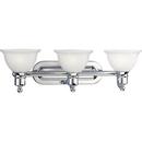 27-1/2 in. 100W 3-Light Vanity Fixture in Polished Chrome