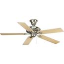 52 in. 5-Blade Signature Indoor Ceiling Fan in Brushed Nickel