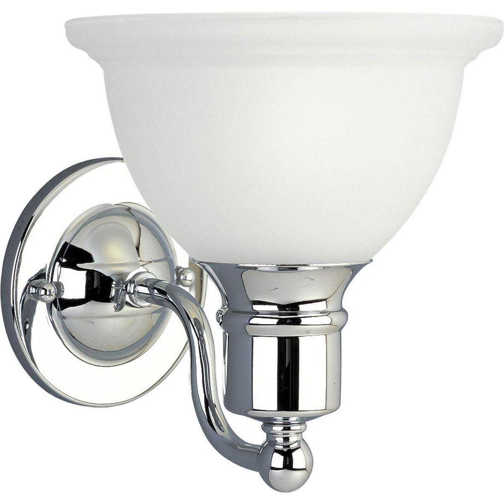 Progress Lighting Polished Chrome 7-5/8 in. 100W 1-Light Bath Light 