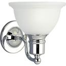 7-5/8 in. 100W 1-Light Bath Light in Polished Chrome