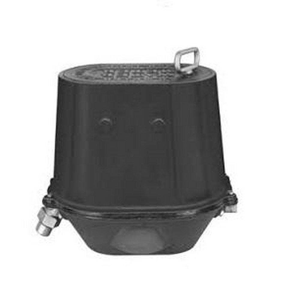 Southern Meter Box Cast Iron Open Left Meter Box Lid with Reader 