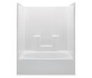 60 x 42 in. Tub & Shower Unit with Right Drain in White