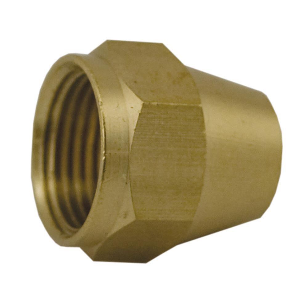 3/4 Brass SHORT Floor NUT 