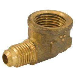 5/8 x 1/2 in. Brass Flare x FIP 90&deg; Elbow
