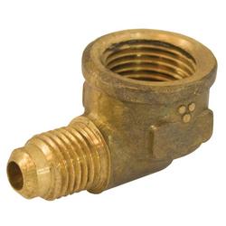 5/8 x 3/4 in. Brass Flare x FIP 90&deg; Elbow