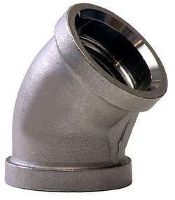 1-1/2 in. Socket Weld 150# 304 SP114 Stainless Steel 45 Degree Elbow