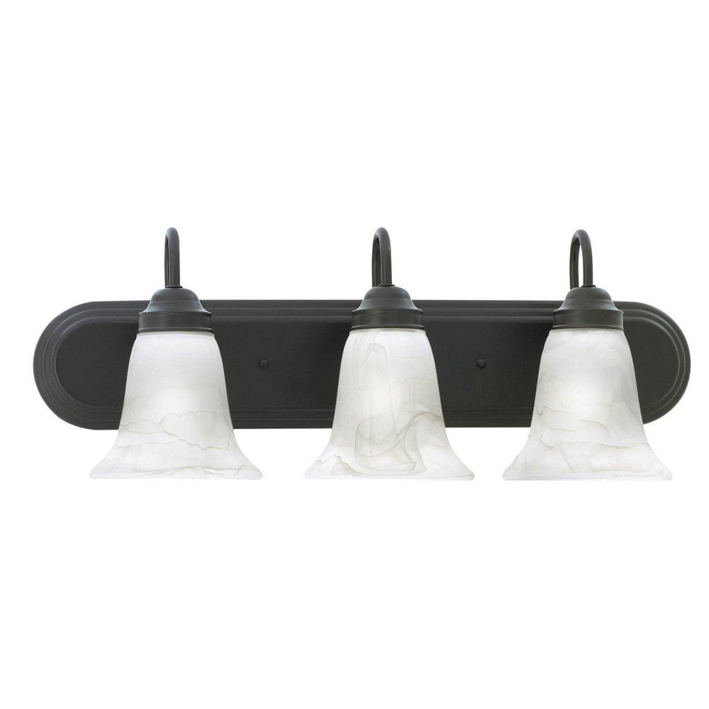 Thomas Lighting Painted Bronze 7-1/2 in. 100 W 3-Light Medium Bracket 