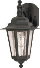 NUVO Textured Black 13 in. 60W Medium Lantern 