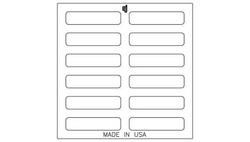 12 x 12 in. Grate