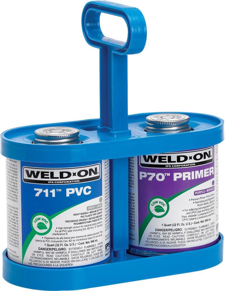Weld-On&reg; Blue Cement, Primer and Carrier in Blue 