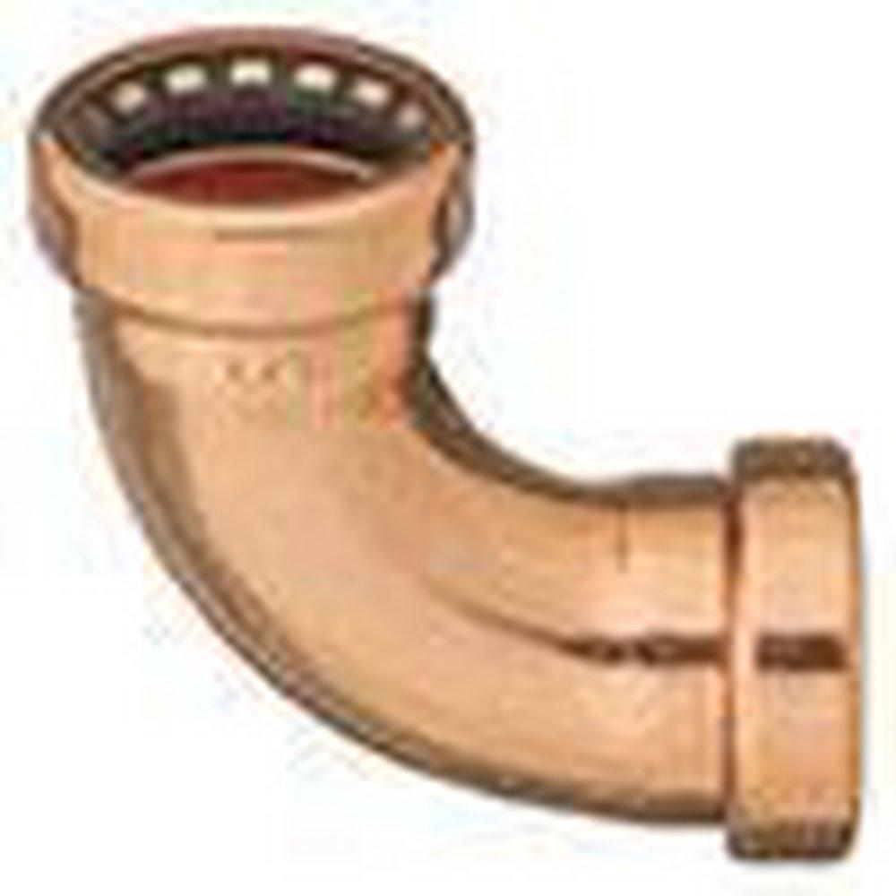 Elkhart Lead Law Compliant 1/2 Wrot Copper X Copper 90 Elbow QTITE 