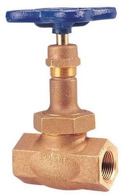 1-1/2 in. Bronze NPT Globe Valve