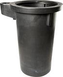 TOPP Black 18 x 30 x 2 in. Side Basin 