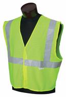 M and L Size High Visibility and Reflective Vest in Lime