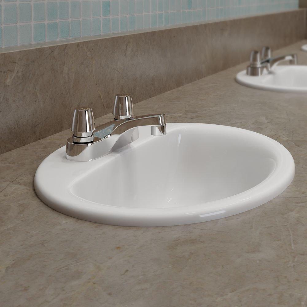 PROFLO&reg; Polished Chrome 1-1/4 x 6 in. 17 ga Grid Drain 