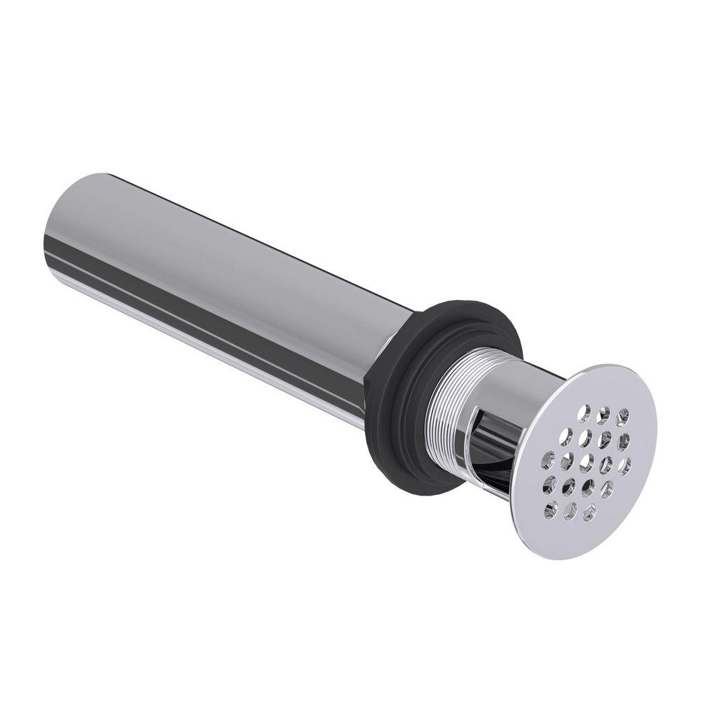 PROFLO® Polished Chrome 1-1/4 in. x 6 in. 17 ga. Bathroom Sink Grid Drain 