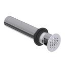 PROFLO&reg; Polished Chrome 1-1/4 x 6 in. 17 ga Grid Drain 