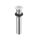 PROFLO&reg; Polished Chrome 1-1/4 x 6 in. 17 ga Grid Drain 